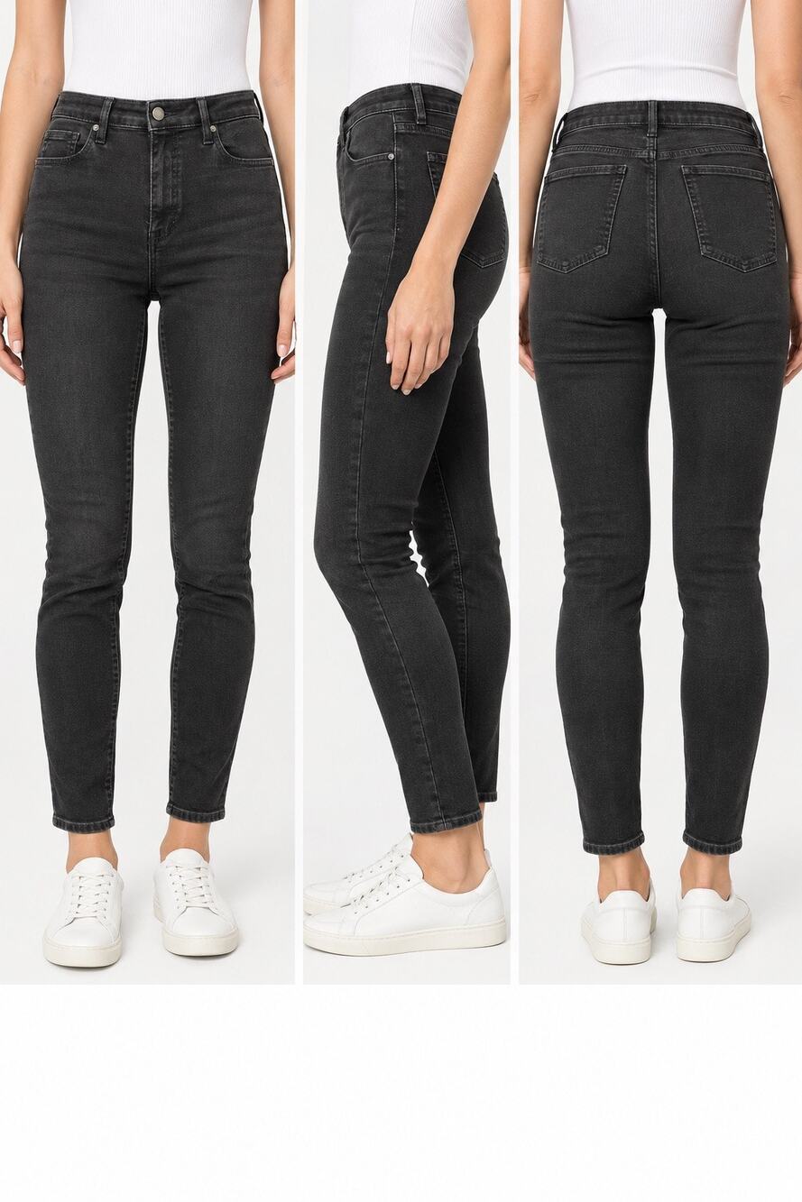 Buffalo David Bitton Mollie Jeans Women’s 8/29 Black High Rise Stretch Skinny